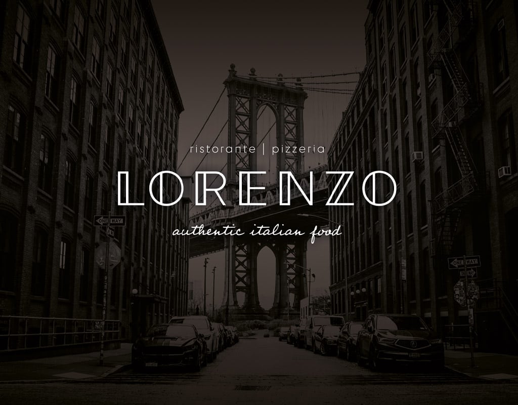 Logo ontwerp voor Lorenzo Ristorante Pizzeria