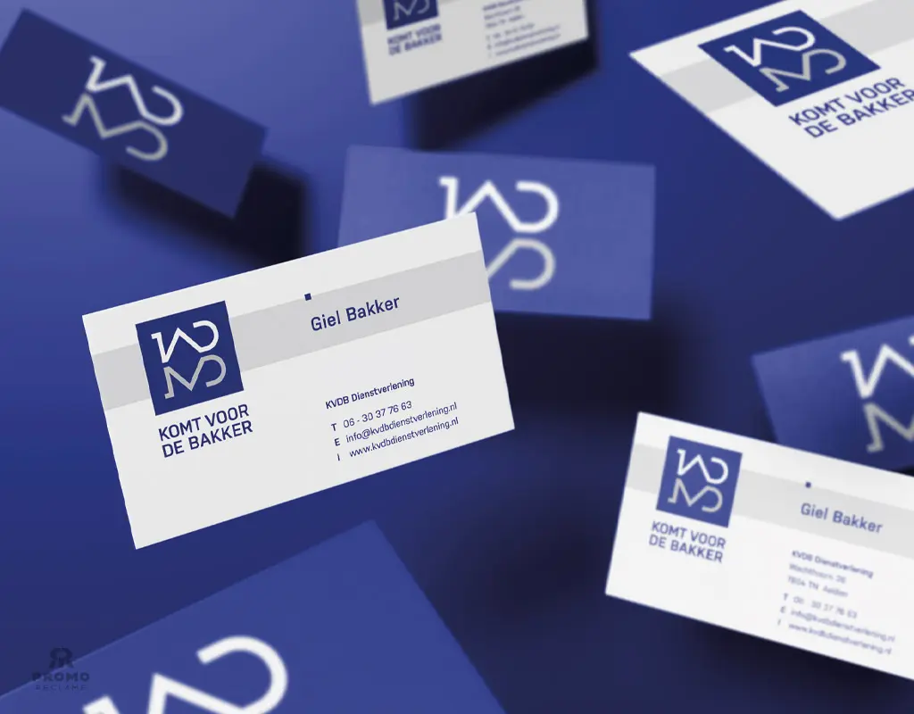 KVDB Dienstverlening logo en huisstijl ontwerp