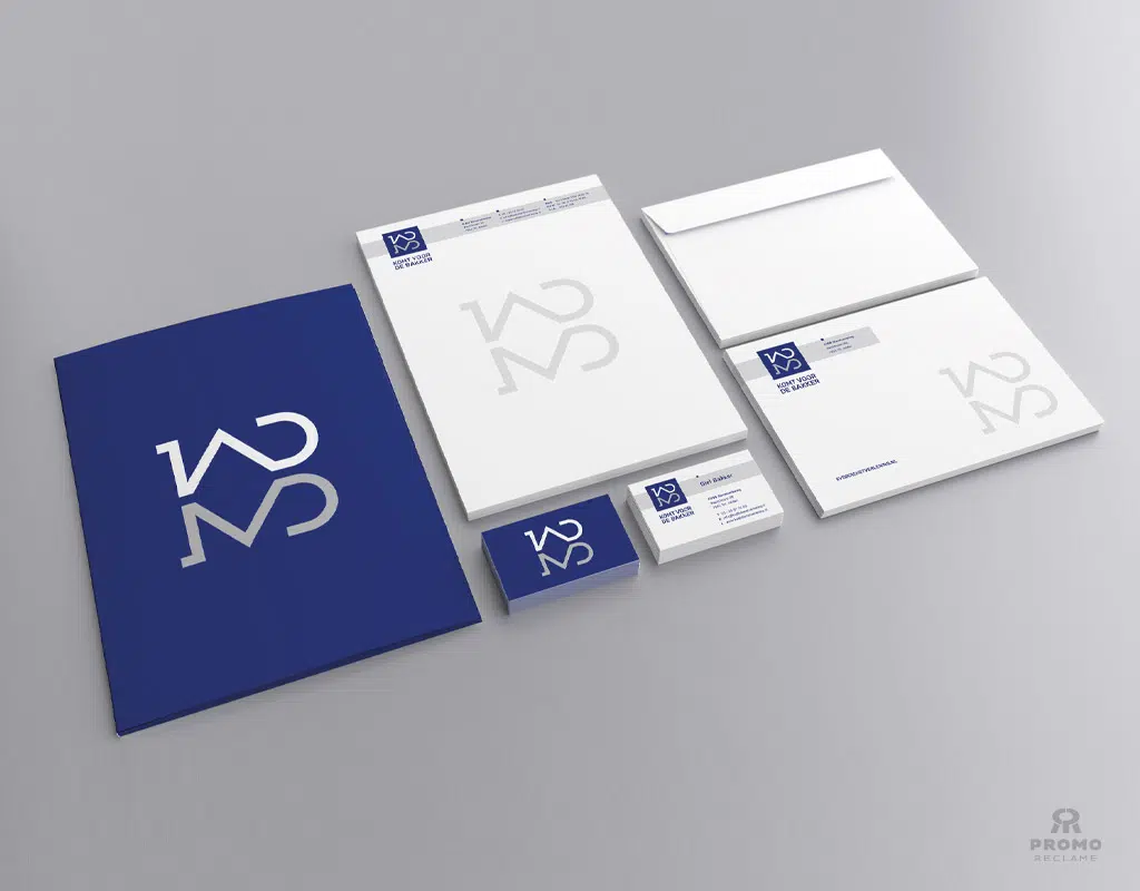 KVDB Dienstverlening logo en huisstijl ontwerp