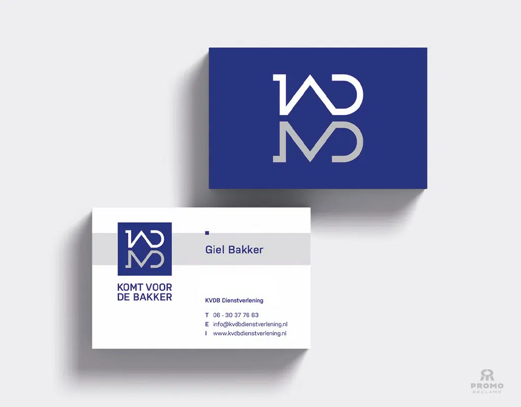 KVDB Dienstverlening logo en huisstijl ontwerp