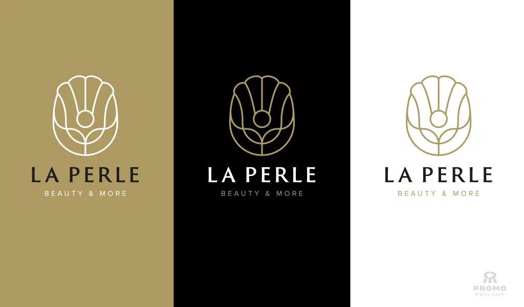 La Perle Beauty logo en huisstijl ontwerp