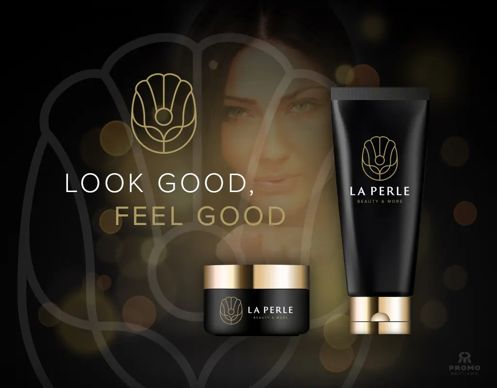 La Perle Beauty logo en huisstijl ontwerp