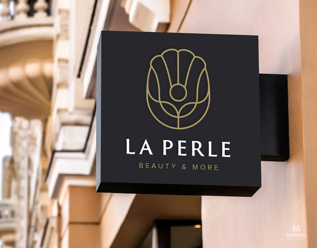 La Perle Beauty logo en huisstijl ontwerp