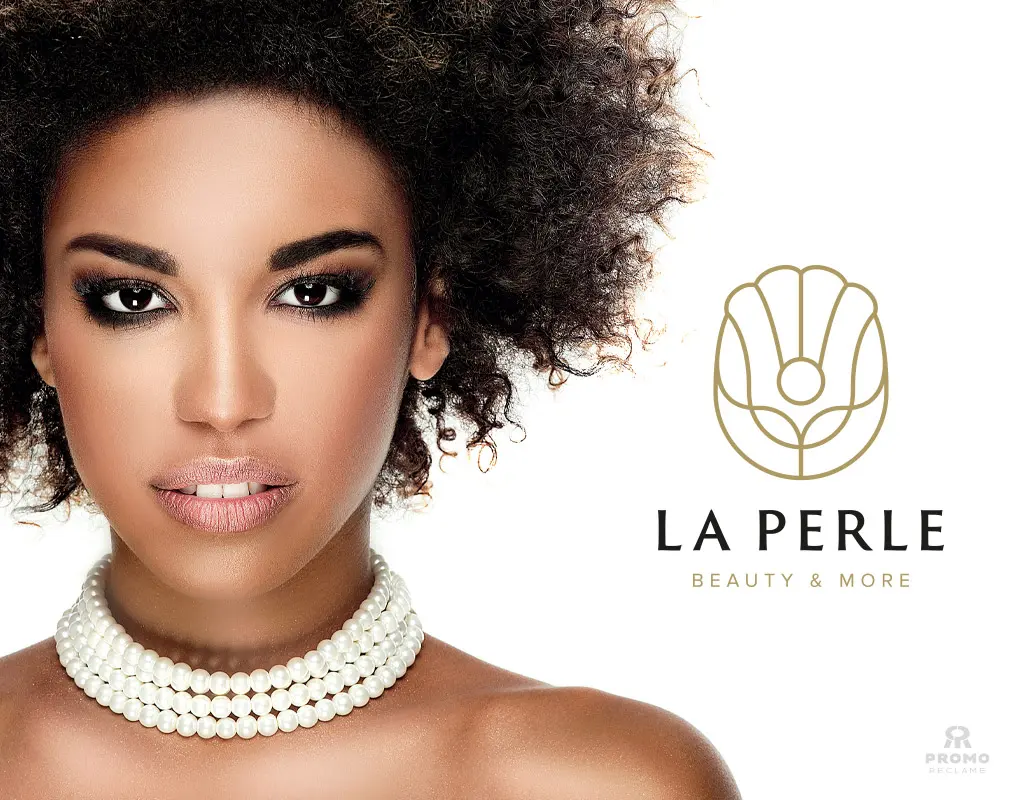 La Perle Beauty logo en huisstijl ontwerp