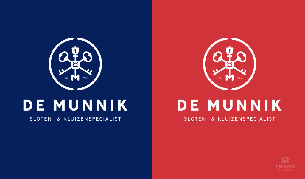 De Munnik - Sloten- en Kluizenspecialist logo ontwerp